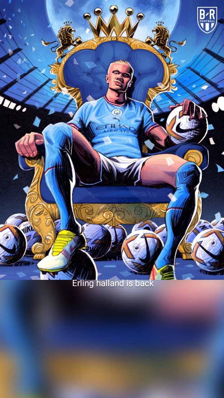 Erling halland is back